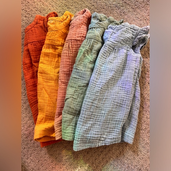 5 Organic Cotton dresses by Apple Park - Picture 1 of 2